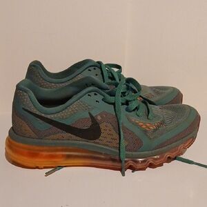 Nike Air Max 2014 Jade Glaze Orange  Shoes Sz 8